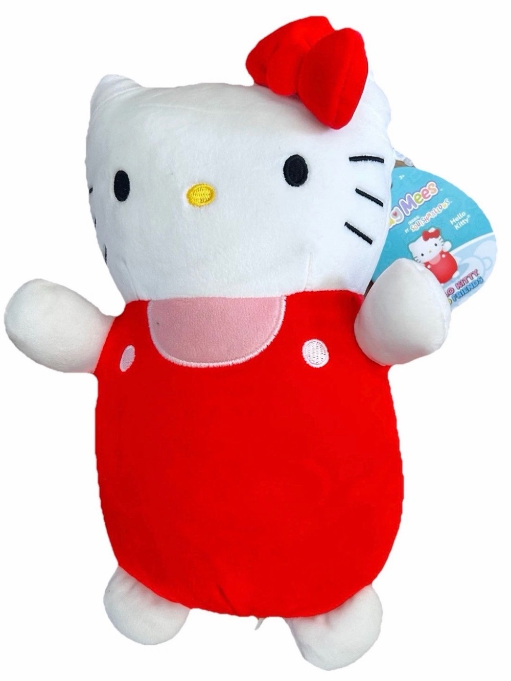 2024 Squishmallows Hug Mees Hello Kitty Stuffed Animal Plush Pink Bow 10’